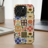 Floral Botanical Tile MagSafe® Phone Case thumbnail 1