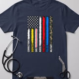 First Responder Flag Tee thumbnail 4
