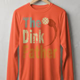 Pickleball Sport-Tek Long Sleeve Tee, The Dink Father, Lightweight Moisture Wicking Sun Shield Shirt thumbnail 4