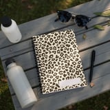 Classic Leopard Print Backpack, Animal Pattern Spiral Notebook, Wild Aesthetic School Bag & Journal Set thumbnail 3