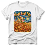 Gogh Leaf Pile ~ Comfort Colors Premium Tee thumbnail 9