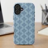 Blue Damask Floral MagSafe® Phone Case  thumbnail 6