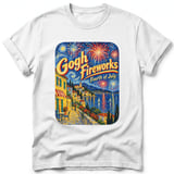 Gogh Fireworks ~ Comfort Colors Premium Tee thumbnail 9