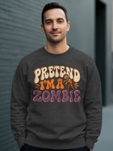 Pretend I'm A Zombie Tee or Sweatshirt thumbnail 15