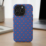 Orange Polka Dot MagSafe® Phone Case thumbnail 1