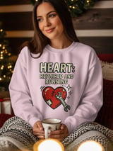 Heart Repaired Running T-Shirt: Open Heart Surgery Recovery, Cardiac Patient, Wrench Patch Graphic thumbnail 6