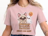 Cute Mummy Frenchie Madness Halloween Dog Lover Sweatshirt, adult and kid size t-shirts thumbnail 2