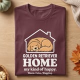 Golden Retriever Home Tee thumbnail 6