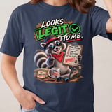 Looks Legit To Me Raccoon Tee thumbnail 14