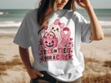 Faux Patchwork Trick Or Treat For A Cure Tee thumbnail 2