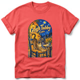 Gogh Tabby ~ Comfort Colors Premium Tee thumbnail 3