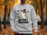 Spooky Teacher Tumbler, Cute Halloween Ghost with Hat, Teacher Appreciation Tumbler, Back to School Tumbler, Fall Tumbler, Teacher Gift thumbnail 6