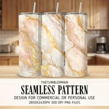 Marble Tumbler Design, Gold Vein Digital Paper, Floral Junk Journal, Watercolor Backgrounds, Printable PNG, Scrapbooking Paper thumbnail 2