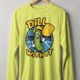 Pickleball Sport-Tek Long Sleeve Tee, Dill With It, UV Sun Shield Performance Shirt for Morning Open Play thumbnail 9