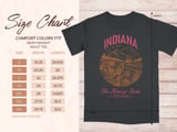 Indiana The Hoosier State EST.1816 T-Shirt thumbnail 7