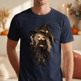 Moody Witch with Black Cat Tee thumbnail 4
