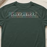 Pickleball Sport-Tek Performance Tee, Pastel Collegiate PICKLEBALL pickleball Typography, Court Apparel thumbnail 5
