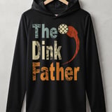 Pickleball Sport-Tek Performance Hood, The Dink Father, Lightweight Hoodie, Sun Defense Athletic Layer thumbnail 1