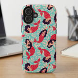Vintage Mermaid Pattern MagSafe® Phone Case thumbnail 6
