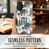 Fish Digital Pattern, Sea Life Digital Bundle, Underwater Pattern, Aquarium Animal, Fish Pattern, Digital Paper, Commercial Use, Printable thumbnail 6