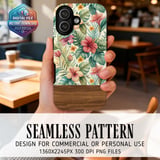 Vintage Tropical Hibiscus Digital Download thumbnail 2