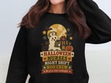 Halloween Nurse Night Shift Boo Crew Tee or Sweatshirt thumbnail 19