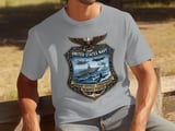 United States Navy T-Shirt | Patriotic Military Crest Tee for Veterans & Active Duty | American Naval Forces Gift thumbnail 1
