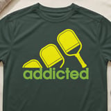 Pickleball Sport-Tek Performance Tee, addicted, Moisture-Wicking Athletic Court Apparel thumbnail 5