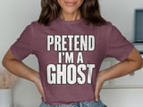 Pretend I'm A Ghost Tee thumbnail 2
