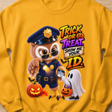 Trick Or Treat Officer Hoot the Owl Sweatshirt thumbnail 3