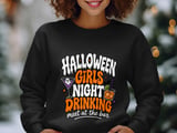 Halloween Girls Night Drinking Sticker thumbnail 13