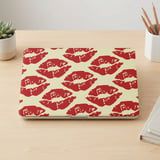 Red Lipstick Kisses MacBook Case thumbnail 3