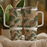 Abstract Jungle Leaf Digital Design Size Bundle Png thumbnail 9