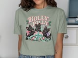 Holly Jolly Scottie Dog Tee thumbnail 3