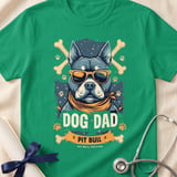 Pit Bull Dog Dad Tee | Pit Bull Dad Shirt | Pittie Dad Gift | Dog Dad Apparel thumbnail 9