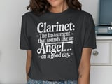 Clarinet: Angel on a Good Day Graphic Tee thumbnail 13