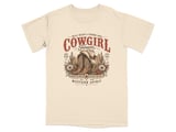 "Cowgirl Forever" Vintage Western Spirit T-Shirt thumbnail 1