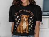 The Sweetheart Pitbull Tee | Cute Pittie Shirt | Pit Bull Mom Gift | Dog Lover Gift thumbnail 1