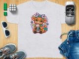 Highland Cow Iced Coffee Tee thumbnail 8