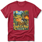 Gogh Cat Nap ~ Comfort Colors Premium Tee thumbnail 2