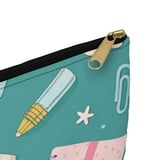 Cute Stationery Pattern Backpack, Kawaii Aesthetic Spiral Notebook, Accessory Pouch, Back to School Gift for Her thumbnail 14