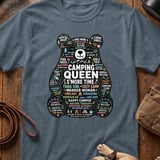 Camping Queen Bear Tee thumbnail 3