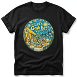 Let's Gogh Eat ~ Comfort Colors Premium Tee thumbnail 1