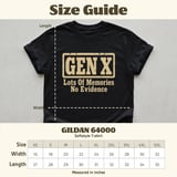 Gen X No Evidence Graphic T-Shirt thumbnail 9