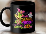 Namaste Boo Yoga Frog Mug thumbnail 9