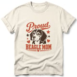 Proud Beagle Mom Tee thumbnail 3