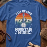 Vintage Mountain Music Mandolin T-Shirt thumbnail 5
