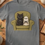 Gamer Ghost and Cat Tee thumbnail 8