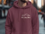 Vintage Hot Rod Sweatshirt, Classic Street Rod Car Crewneck, Retro Automobile Jumper, Minimalist Aesthetic Gift for Car Guy Mechanic Dad thumbnail 9