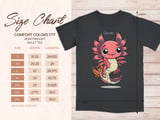 Cancer Zodiac Axolotl Graphic Tee thumbnail 7